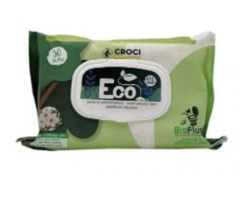 CROCI Eco Wipes Drėgnos Servetėlės Aloe  30vnt 20x30cm