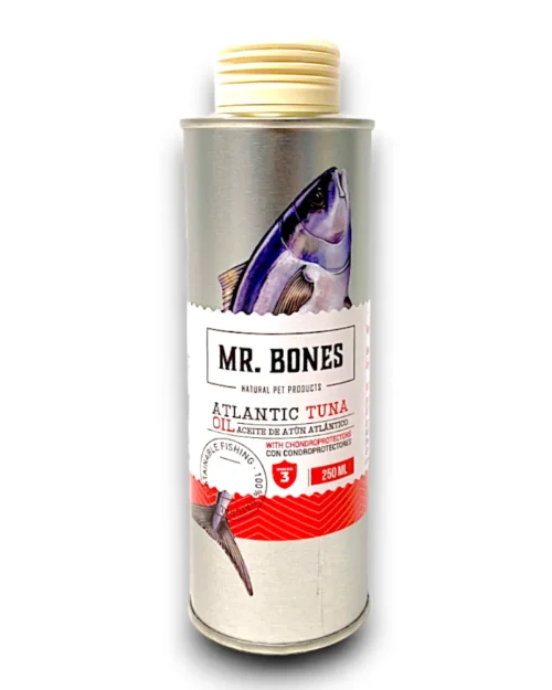 Mr.Bones Tunų aliejus šunims ir katėms – su chondroprotektoriais Mr.Bones Tunų aliejus šunims ir katėms – su chondroprotektoriais